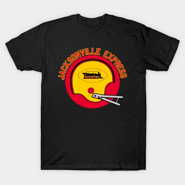 Jacksonville Express (World Football League) 1975 T-Shirt by HelmetAddict